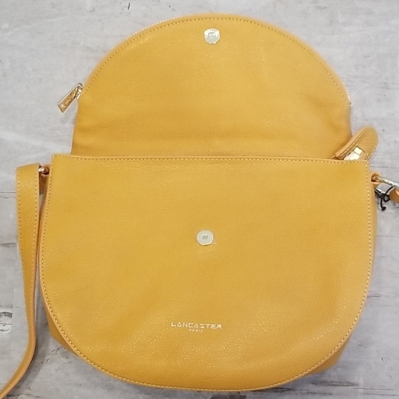 💕LANCASTER PARIS💕 Dune Shoulder Bag Saffron - Picture 8 of 16